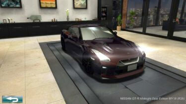 ドリスピ 全車種図鑑：NISSAN GT-R Midnight Opal Edition MY18 (R35)