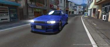 ドリスピ 全車種図鑑:SKYLINE GT-R V・spec Ⅱ 星野好造 原作タッチVer. (BNR34)