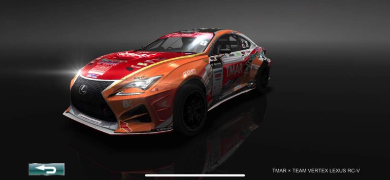 ドリスピ 全車種図鑑：TMAR × TEAM VERTEX LEXUS RC-V | DRISPI DAYS