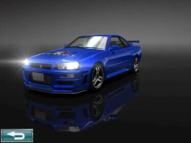ドリスピ 全車種図鑑：SKYLINE GT-R V･spec Ⅱ [PurpleShadow] 10th Ver. (BNR34)