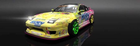 ドリスピ 全車種図鑑：ハイチュウ号 180SX (RPS13)